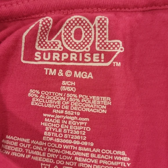 Girls LOL suprise tee shirt - Picture 5 of 6